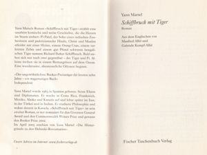 Schiffbruch mit Tiger