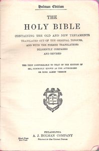 Holy Bible