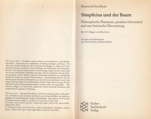 Simplicius und der Baum - Philosophische Phantasien, Paradoxe Scherzrätsel und eine historische Überraschung