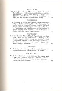 Paul (His Apostleship And Message)
