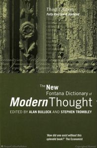 The New Fontana Dictionary of Modern Thought