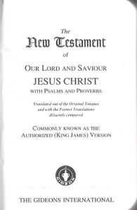 New Testament / Psalms / Proverbs