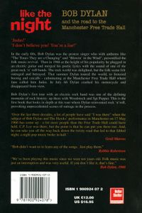 Like the Night: Bob Dylan and the Road to the Manchester Free Trade Hall