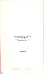 Pete And Penny Play And Pray (Devotionals For Boys And Girls)