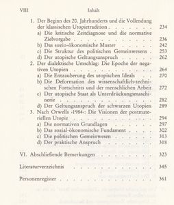 Politische Utopien der Neuzeit