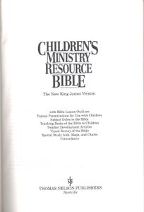 Holy Bible (Children's Ministry Resource Edition) (New King James Version)