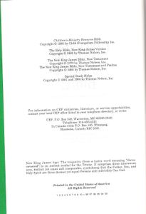 Holy Bible (Children's Ministry Resource Edition) (New King James Version)