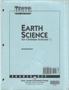 Tests For Use With Earth Science For Christian Schools (Second Edition) (Answer Key)