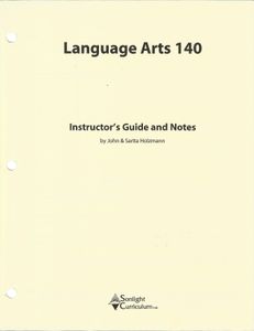 Language Arts 140 (Instructor's Guide And Notes)