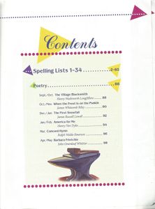Spelling Vocabulary & Poetry 5 (Fourth Edition)