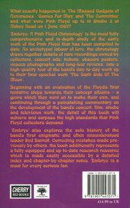 Embryo: A Pink Floyd Chronology 1966-1971