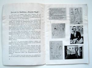 Entartete Kunst. Ausstellungsführer. Führer durch die Ausstellung Entartete Kunst
