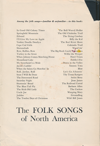 The Folk Songs of North America