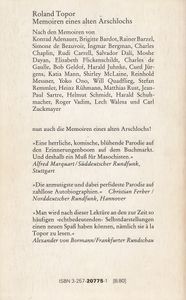 Memoiren eines alten Arschlochs