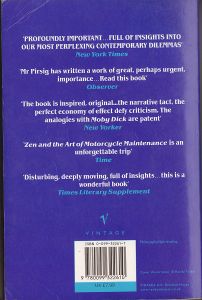 Zen And The Art Of Motorcycle Maintenance