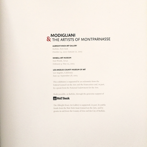 Modigliani & The Artists of Montparnasse