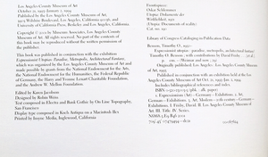 Expressionist Utopias: Paradise, Metropolis, Architectural Fantasy