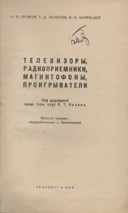 Телевизоры, Радиоприемники, Магнитофоны, Электрофоны