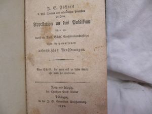 Appellation an das Publikum über die durch ein kurf. Sächs. Confiscationsrescript ihm beigemessenen atheistischen Aeusserungen. Eine Schrift, die man erst zu lesen bittet, ehe man sie confiscirt