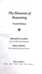 The Elements of Reasoning