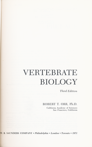 Vertebrate Biology