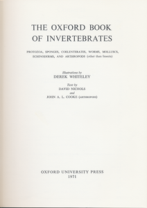The Oxford Book of Invertebrates