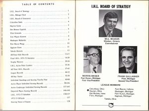 IHL - International Hockey League Yearbook 1972-1973 - 28th Consecutive Season