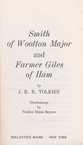 Smith of Wootton Major and Farmer Giles of Ham