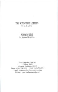 The Screwtape Letters (Focus Guide)