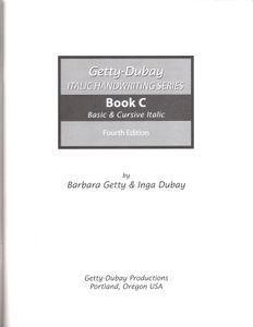 Book C (Basic & Cursive Italic) (Getty-Dubay Italic Handwriting Series) (Fourth Edition)