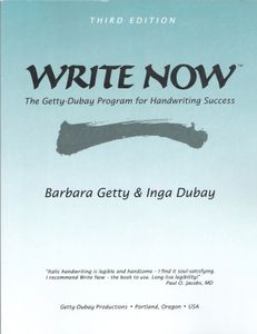 Write Now (The Getty-Dubay Program for Handwriting Success) (Third Edition)