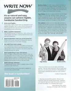 Write Now (The Getty-Dubay Program for Handwriting Success) (Third Edition)