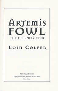 Artemis Fowl: The Eternity Code