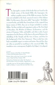 The Apocrypha (An American Translation)