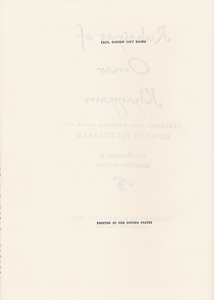 Rubáiyát of Omar Khayyám