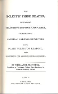 The Original McGuffey's Eclectic Series
