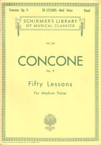 Op. 9: Fifty Lessons For Medium Voice