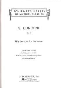 Op. 9: Fifty Lessons For Medium Voice