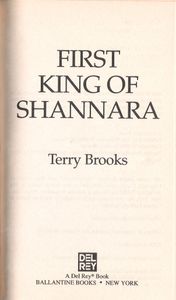 First King of Shannara