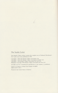 The Scarlet Letter