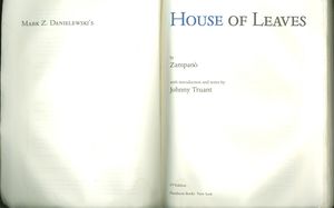House of Leaves