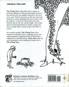 Arbor Alma = The Giving Tree In Latin