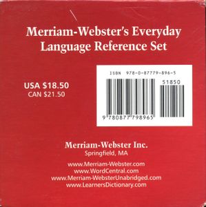Merriam-Webster's Everyday Language Reference Set