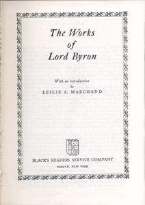 The Works of Byron