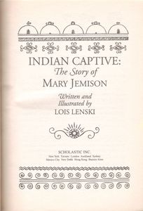 Indian Captive: The Story of Mary Jemison