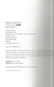 Read & Burn: A Book About Wire
