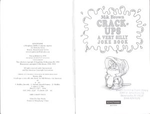 Crack-Ups (A Very Silly Joke Book)