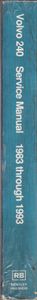 Volvo 240 Service Manual (1983 through 1993)