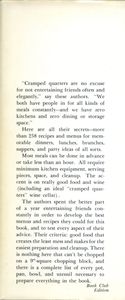 The Cramped Quarters Cookbook