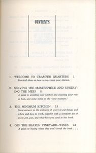 The Cramped Quarters Cookbook